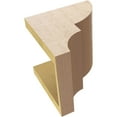 thumbnail image 6 of 7"W x 7"D x 7"H Wide Ridgewood Rough Cedar Woodgrain TimberThane Corbel, Primed Tan, 6 of 6