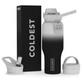 thumbnail image 1 of Botella de Agua The Coldest Sports 1L con 3 Tapas de Acero Inoxidable, 1 of 6