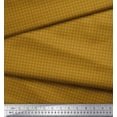 thumbnail image 3 of Soimoi Gold Georgette Viscose Fabric Flower Geometric Decor Fabric Printed Yard 42 Inch Wide, 3 of 3