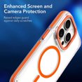 thumbnail image 4 of Luxury Magsafe Wireless Charging Shockproof Clear Phone Case For Iphone 15,iPhone 12, 4 of 6