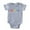 Heather Grey, variant on CafePress - Dotw Pastel Monday - Cute Infant Baby Football Bodysuit