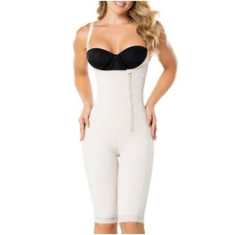 Diane & Geordi 2397 Fajas Colombianas Reductoras Postpartum Girdle Full  Body Shaper for Women Beige XS