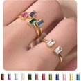 thumbnail image 2 of shiyou-925 Sterling Silver Birthstone Rings, 2 of 4
