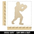 thumbnail image 2 of Boxer Boxing Fighting Pose Wood Shape Unfinished Piece Cutout Craft DIY Projects - 6.25 Inch Size - 1/4 Inch Thick, 2 of 7