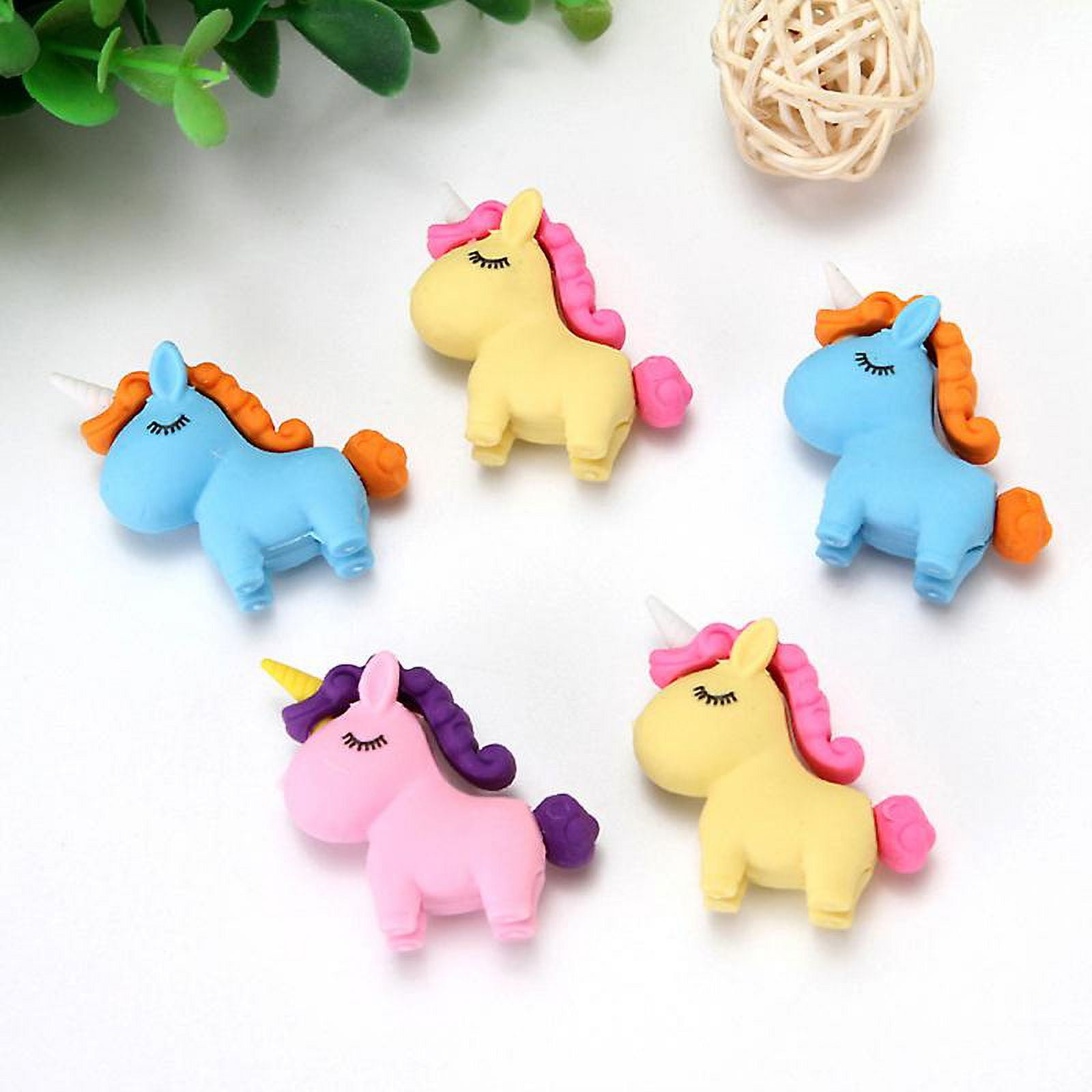 18pcs Unicorn Shape Eraser
