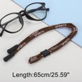 thumbnail image 4 of Unique Bargains 1 Pc Glasses Cord Lanyard Glasses Lanyard Adjustable Pattern 65cm L Brown, 4 of 5