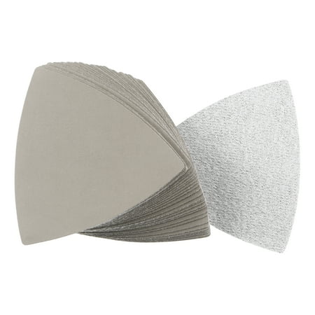 

Triangular Sandpaper Hook and Loop Fit 3-1/2 Oscillating Multi-Tool Silicon Carbide for Wet/Dry 5000 Grit 30pcs