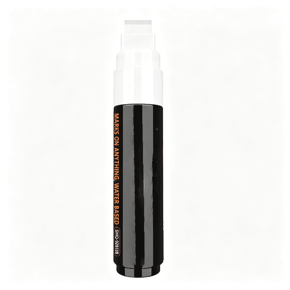 CCOCC 3Pcs White Jumbo Poster Marker,15Mm Wide Tip Thick Acrylic Paint Markers for for Rock Painting,Posters Board,Fabric,Canvas,Glass,Wood,Ceramic,Stone