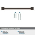 thumbnail image 5 of Amerock Lintel 8-13/16 inch (224mm) Center-to-Center Oil-Rubbed Bronze Cabinet Pull, 5 of 7