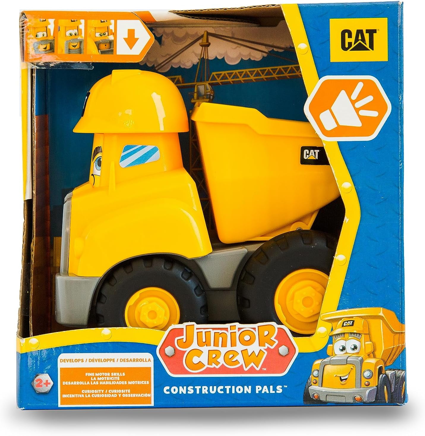 CAT Construction Toys, Play and Ride Transforming Steel Dump Truck