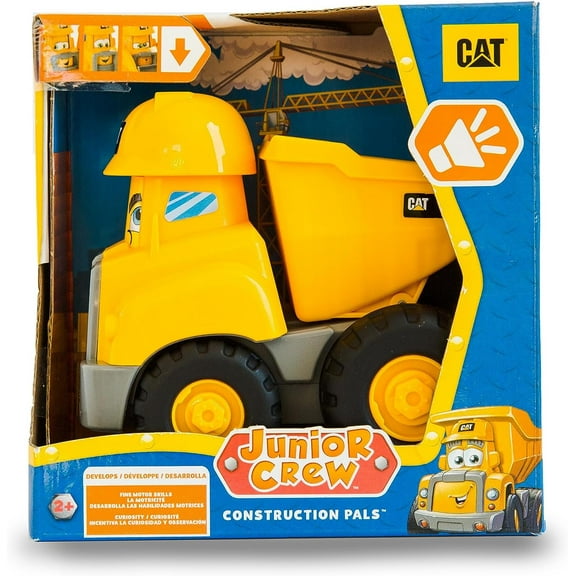 Cat Junior Crew Cat Junior Crew Construction Pals Dump Truck Yellow