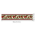 Christmas Black And Red Buffalo Check Plaid Christmas Table Runner