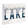 thumbnail image 4 of Stupell Industries Wake at Lake Rustic Text & Numbers Painting Unframed Art Print Wall Art, 15 x 10, 4 of 8