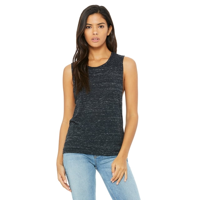 Bella + Canvas Ladies Flowy Scoop Muscle Tank
