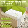 thumbnail image 5 of Kimunuk 9 Pcs Outdoor Patio Replacement Cushions,Waterproof Cushions for 4-Seat Outdoor Sectional Sofa Couch, Grass Green, 5 of 6