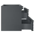 thumbnail image 4 of Modway Render 30" Wall-Mount Bathroom Vanity Cabinet (Sink Basin Not Included) in Gray, 4 of 8