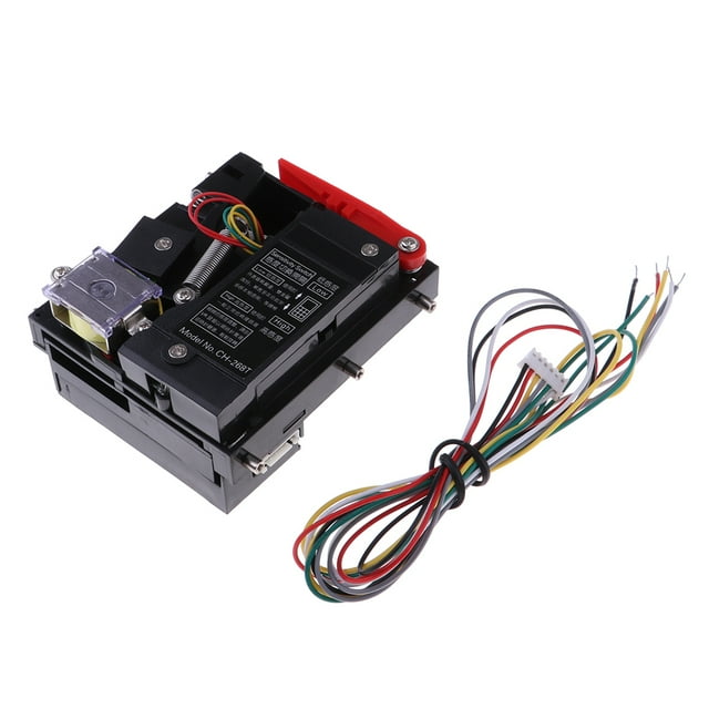 Caja De De Alimentación De Control Accionada Por Monedas De Ranura Del Selector Del Aceptador De Monedas De 5 Pines Con De Puerta CUTICAT Selector de monedas de la CPU