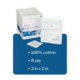 thumbnail image 4 of McKesson Gauze Sponges First Aid Supplies, Woven Wound Care Pad - 2 in x 2 in - 1500 Packs (2 per Pack), 3000 Gauze Pads, 4 of 11