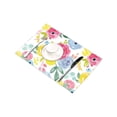 thumbnail image 3 of MKHERT Watercolor Floral Pattern Pink Blue Yellow Flowers Placemats Table Mats for Dining Room Kitchen Table Decoration 12x18 inch,Set of 6, 3 of 4