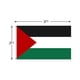 thumbnail image 2 of Precio sorpresa!Bandera grande de Palestina, poliéster, 150x90cm, decoración del Festival Palestino de Gaza, 2 of 5