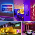 thumbnail image 4 of TIMIFIS The Light 10M 3528 Smd Rgb 600 LED Strip Light String Tape+44 Key Ir Remote Control Kitchen Gadgets, 4 of 8