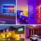 thumbnail image 4 of Tira Led Rgb 3528, Cinta de 10 M con 600 Led, Control Remoto Ir de 44 Botones, Fácil Instalación, Iluminación Colorida para El Hogar, Fiestas, Decoración Diy, Juego de 2 Piezas, Requiere Ali, 4 of 7
