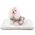 thumbnail image 1 of Cama extra pequeña para mascotas 30 x 45 cm para jaula o cajón apta para perros pequeños y gatos de interior con conejo cama lavable para cachorros ta, 1 of 7