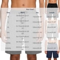 thumbnail image 2 of Besolor Plus Size Athletic Shorts for Men Wide Leg Elastic Waist Drawstring Casual Quick Dry Workout Running Shorts with Zipper Pocket(Large,Blue), 2 of 4