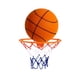 thumbnail image 1 of Baloncesto silencioso con aro, juguete interactivo para padres e hijos, educativo para niños y adultos. Naranja Talla 5, 1 of 9