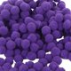 thumbnail image 5 of 500 piezas colores vibrantes pompones pequeños para manualidades suaves 18 mm negro Púrpura Sunnimix Craft Pom Poms, 5 of 8
