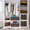 thumbnail image 6 of Cabinet Storage Basket 11.02x11.02x11.02 Inches Storage Box Foldable, Storable and Easy to Assemble ，Open Home Storage Bins ，Closet Storage Bins Cute Colorful Christmas Birds, 6 of 8