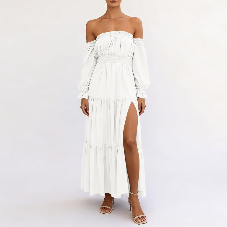 birthday dresses short White Strapless A-Line Tulle Outfits Party Dress Classy – SweetDress 80%cottonblend bestsellers-resort Stolen Stores HALTER BIAS Color:Petal