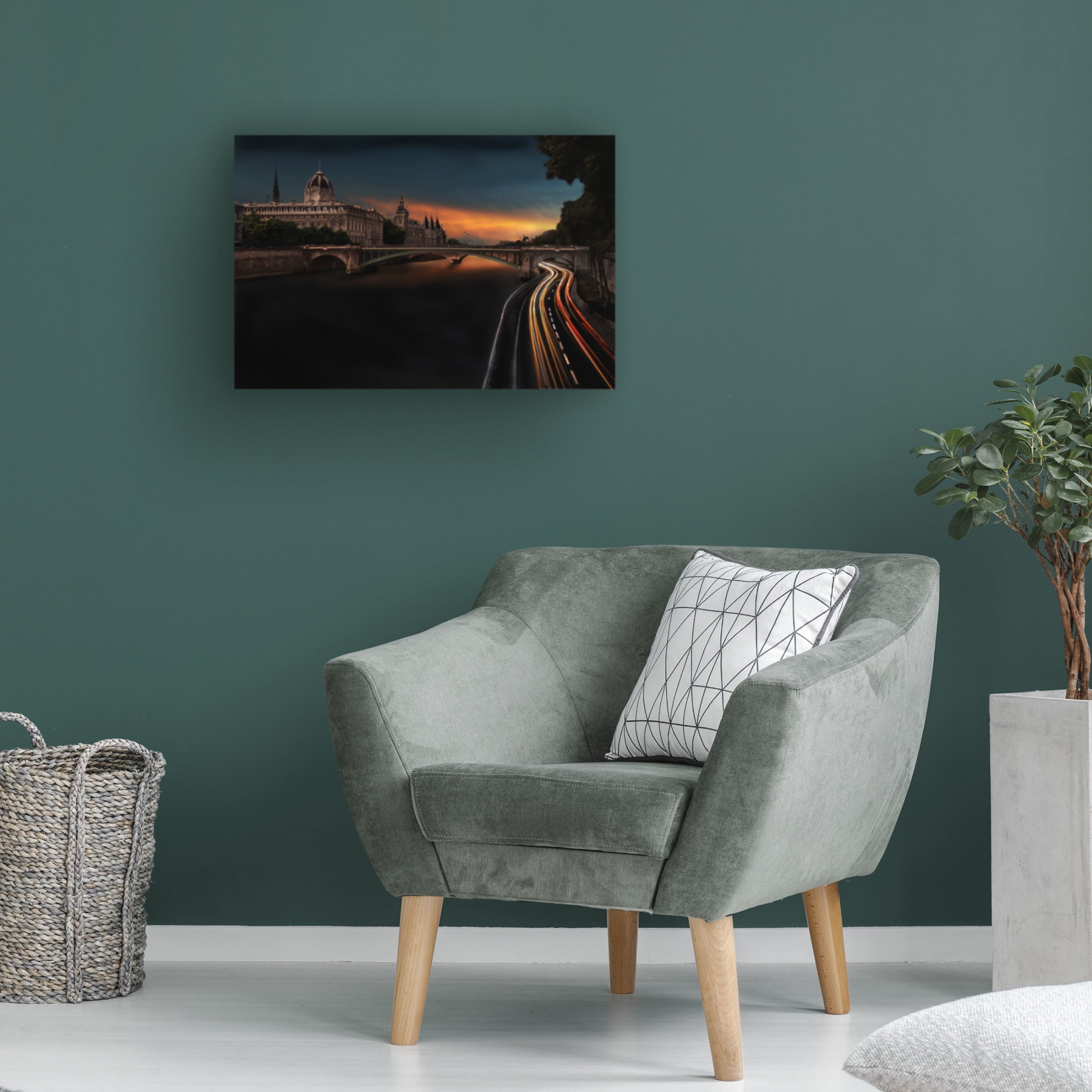Trademark Fine Art Pierre Bacus Evening At La Concergierie Canvas Wall Art