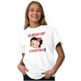 thumbnail image 5 of Betty Boop Cartoon Queen Of Carefree Women's Graphic T Shirt Tees Brisco Brands S, 5 of 5