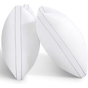 Bed Pillows for Sleeping 2 Pack, Down Alternative Pillows Queen Size Set of 2, Soft Hotel Collection Gel Pillows for Side and Back Sleepers, Gusseted Cooling Pillow 20 x 30 Inches