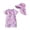 Light Purple, variant on Baby Boys Dinosaur Print One Piece Rash Guard Swimsuit with Sun Hat UPF 50+ Color:Sky Blue,Size:2-3 Years