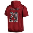 thumbnail image 3 of Men's Fanatics Nathan MacKinnon Burgundy Colorado Avalanche Big & Tall Name & Number Pullover Hoodie, 3 of 3