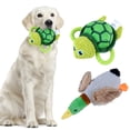 thumbnail image 2 of 2PCS Pet Plush Toy Cute Tortoise Duck Creative Dog Teething Toy Pet Squeaky Toy, 2 of 10