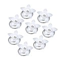 thumbnail image 1 of 8pcs Flower Hair Pin Coil Spiral with Rhinestone Crystal for Wedding Prom Party Special Event, 1 of 3