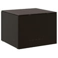 thumbnail image 4 of Benjara Outdoor Garden Storage Box, Removable Bag, Brown Rattan Woven, 4 of 5