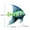 B, variant on Vikakiooze Home Decor Fish Metal Art Wall Decoration Living Room Bedroom Home Decoration