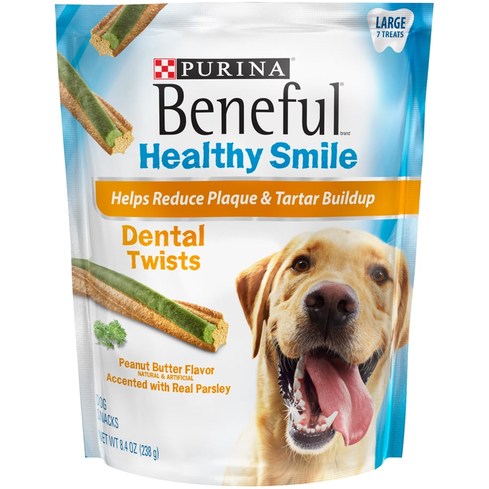 Purina Beneful Healthy Smile Dental Twists Peanut Butter With Real