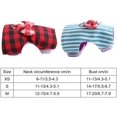 thumbnail image 2 of Pet Small Animal Bunny Hamsters Harness Chest Strap Red Grid + Blue Stripes 2 Pieces(XS), 2 of 5