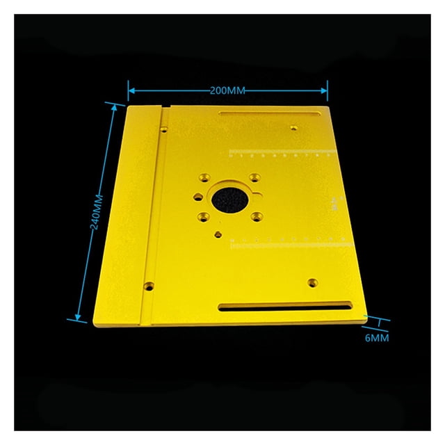 Router Table Insert Plate For Woodworking Benches Table Saw With Miter Gauge Guide Aluminium Profile Fence Sliding Brackets ,Woodworking Protractor