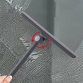 thumbnail image 5 of Rotatable Shower Squeegee - 13 Inch Window Scraper | 360° Swivel Head for Glass Doors, Mirrors & Tiles | Soft Rubber Blade - Black/Blue | 34.5x27x4.5cm | Bathroom & Car Cleaning Tool, 5 of 8