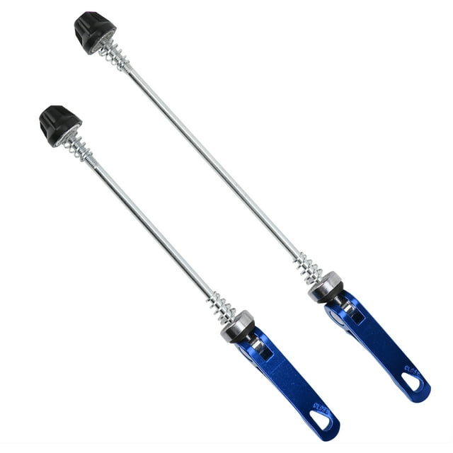 Bike Quick Release Skewers, Aluminum Alloy Steel Axle Riding Skewers Front 145mm, Rear 185mm