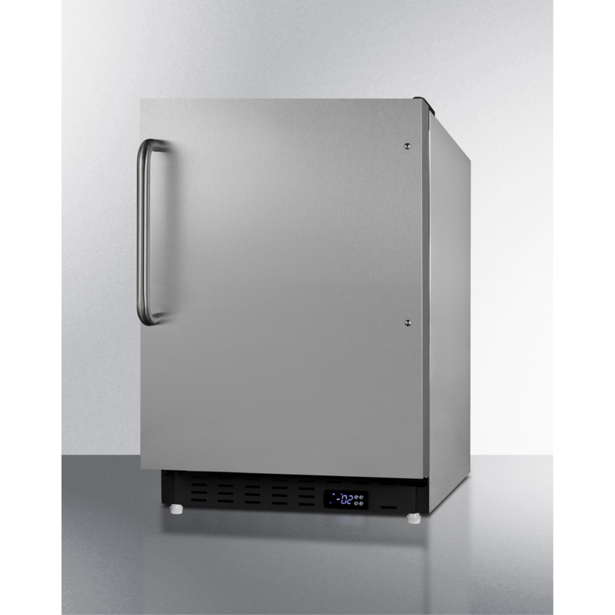 ADA compliant built-in or freestanding 20" wide manual defrost all-freezer for residential use