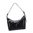 thumbnail image 3 of Bolso de hombro para mujer con cremallera en la axila para ir de compras, uso diario, fiesta en la calle, trabajo Negro, 3 of 7