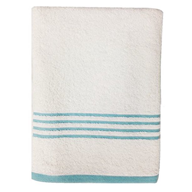 Metro 100% Cotton 4-piece Stripe Bath Towel Set (Seafoam) - Walmart.com ...