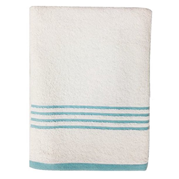 Metro 100 Cotton 4piece Stripe Bath Towel Set (Seafoam)